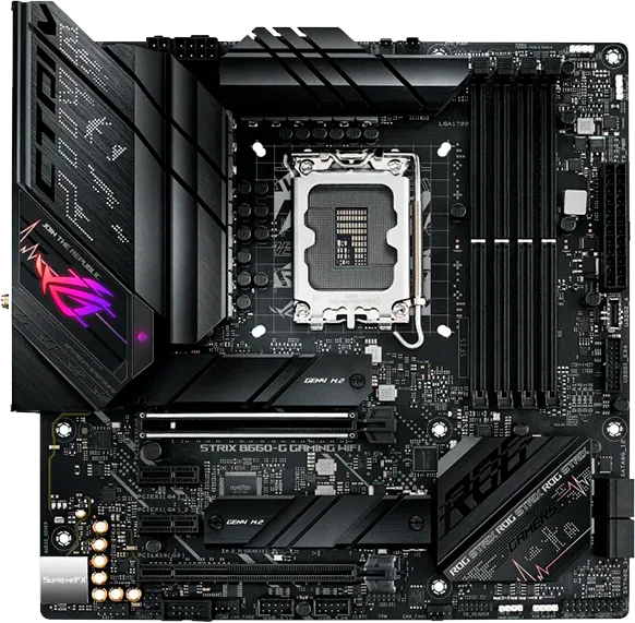 Замена термотрубок Asus ROG Strix B660-G Gaming WiFi