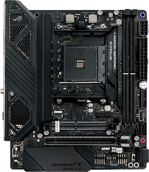 Замена термотрубок Asus ROG Crosshair VIII Impact