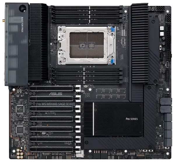 Замена термотрубок Asus Pro WS WRX80E-Sage SE WiFi